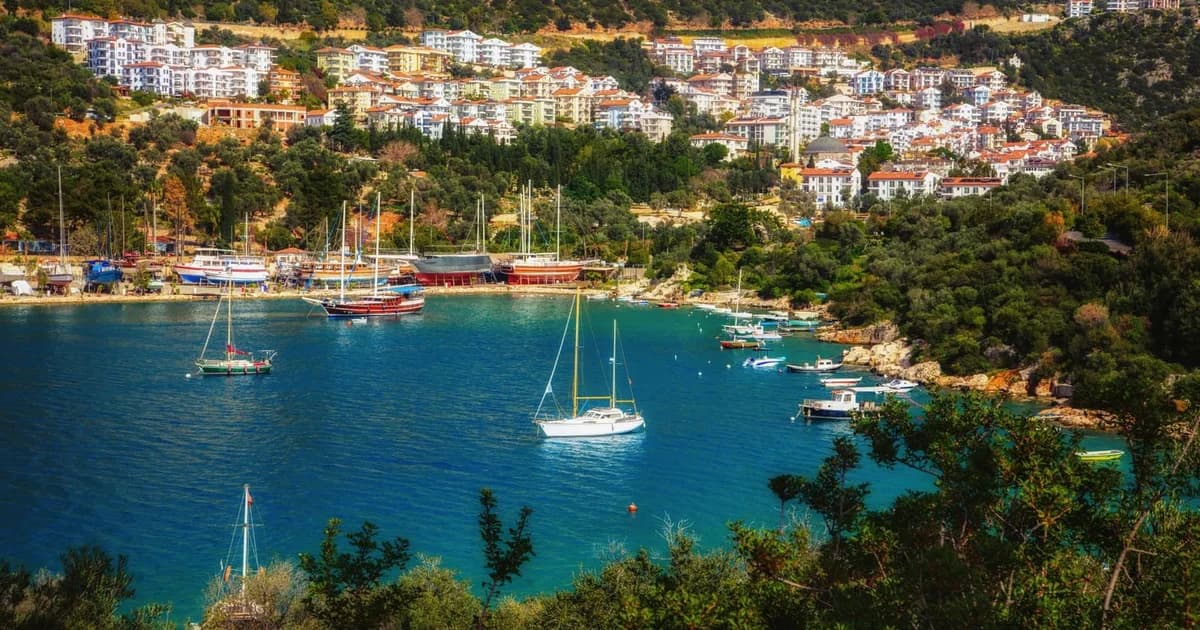 Coast of Kaş, one of Turkey’s holiday destinations